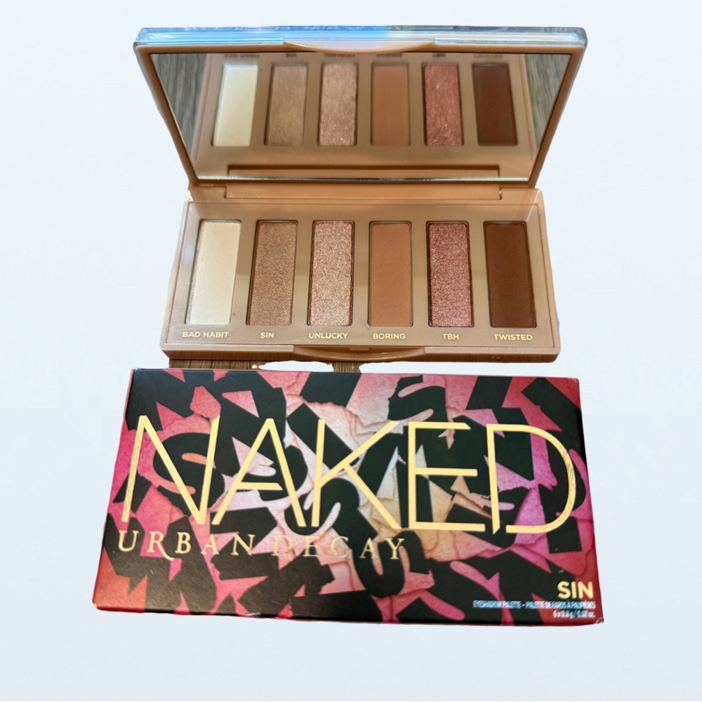 New Urban Decay Naked Sin Eyeshadow Palette - Pink and Brown Hues - Picture 4 of 6